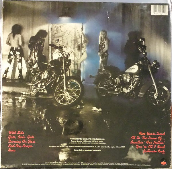 Mötley Crüe : Girls, Girls, Girls (LP,Album)