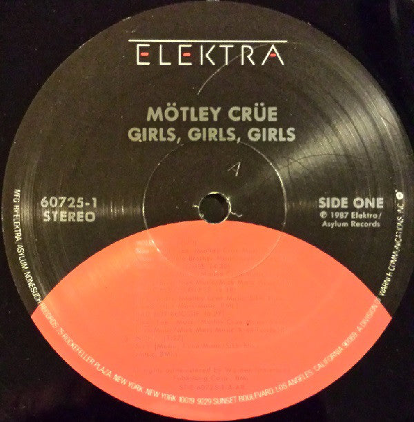 Mötley Crüe : Girls, Girls, Girls (LP,Album)