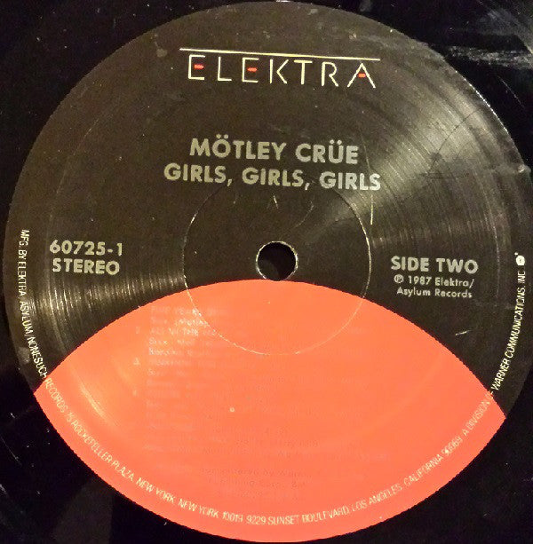 Mötley Crüe : Girls, Girls, Girls (LP,Album)