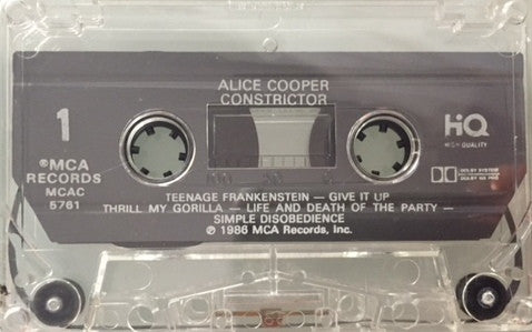 Alice Cooper (2) : Constrictor (Album)