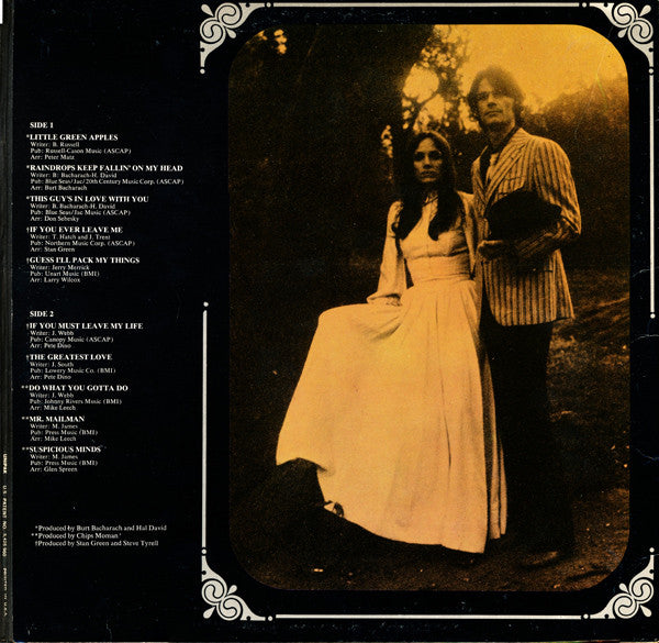 B.J. Thomas : Raindrops Keep Fallin' On My Head (LP,Album,Repress)