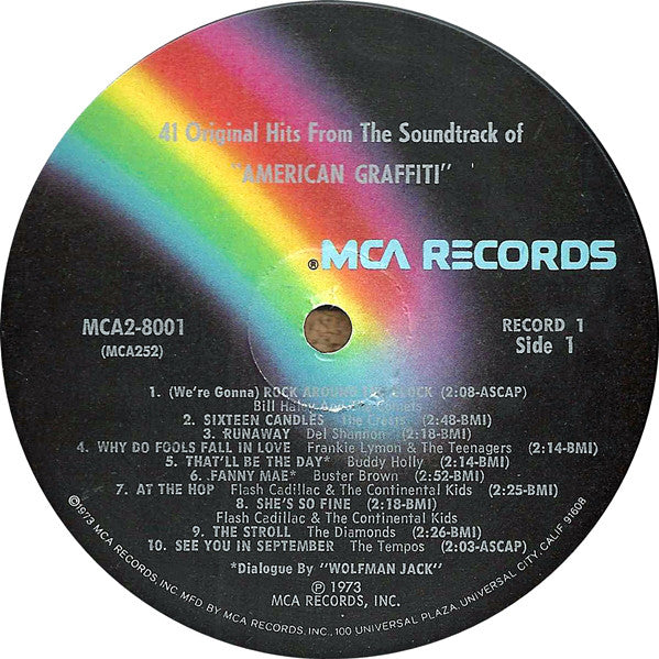 Various : 41 Original Hits From The Sound Track Of American Graffiti (LP,Compilation)