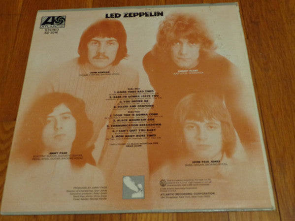 Led Zeppelin : Led Zeppelin (LP,Album,Reissue,Stereo)