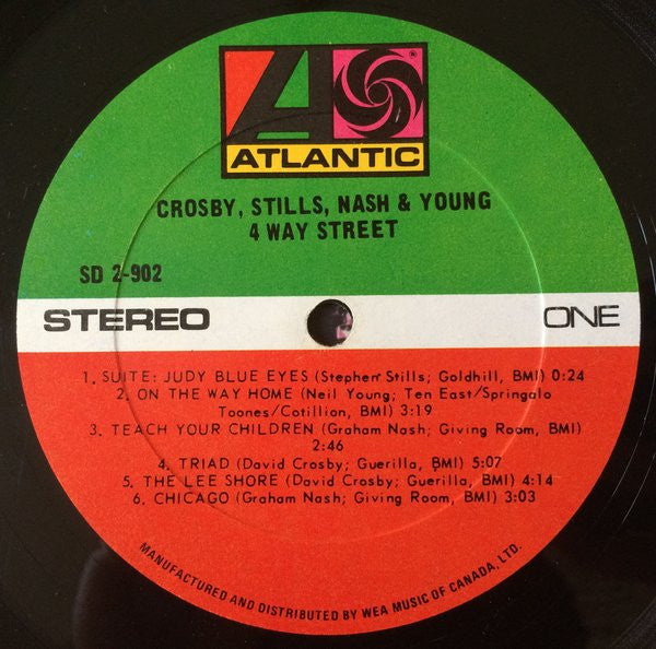 Crosby, Stills, Nash & Young : 4 Way Street (LP,Album,Repress)