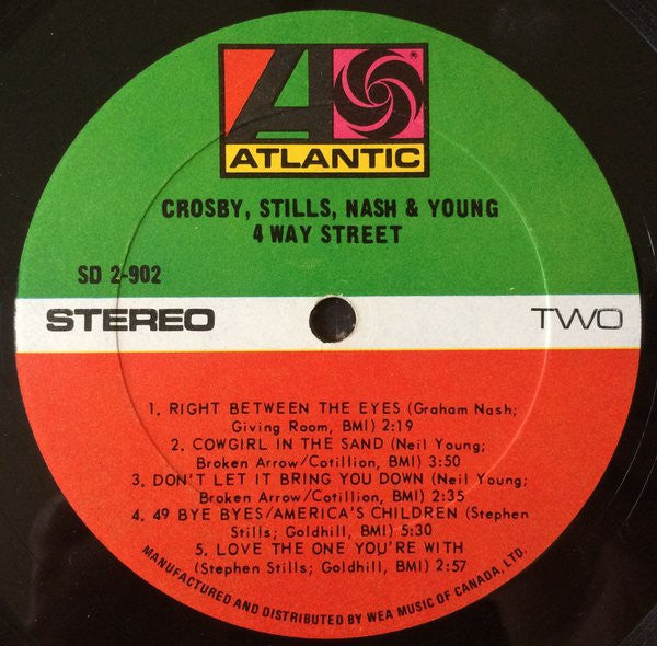 Crosby, Stills, Nash & Young : 4 Way Street (LP,Album,Repress)