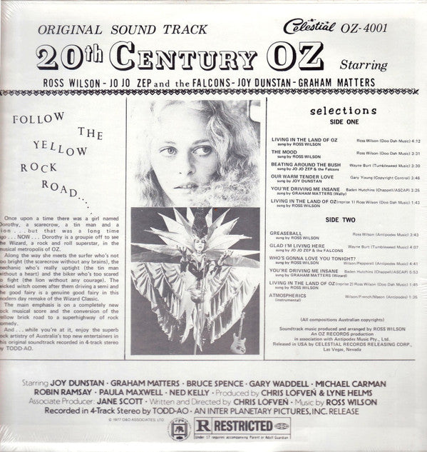 Various : 20th Century Oz (LP,Album,Stereo)