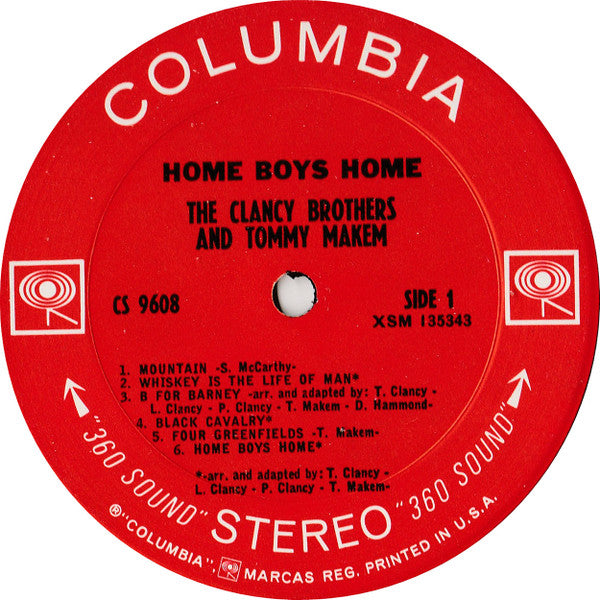 Clancy Brothers & Tommy Makem, The : Home Boys Home (LP,Album)