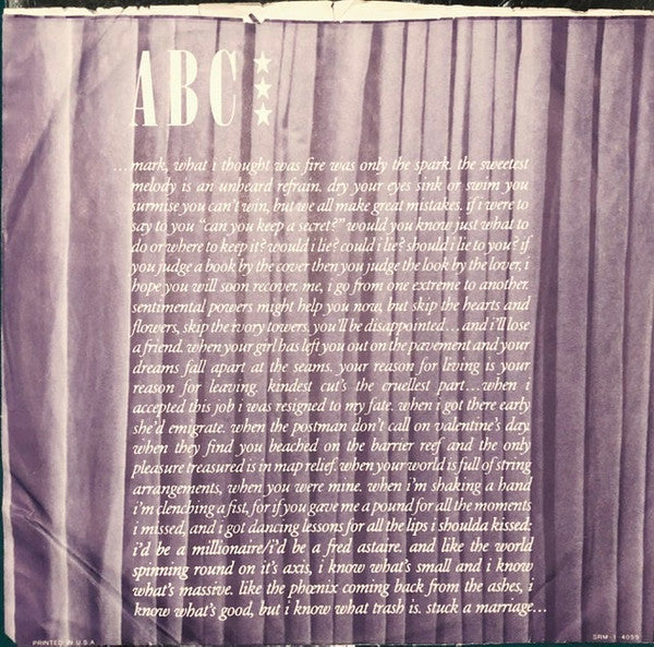 ABC : The Lexicon Of Love (LP,Album,Stereo)