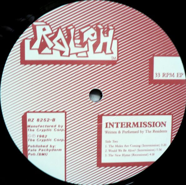 Residents, The : Intermission (12",EP,33 ⅓ RPM)