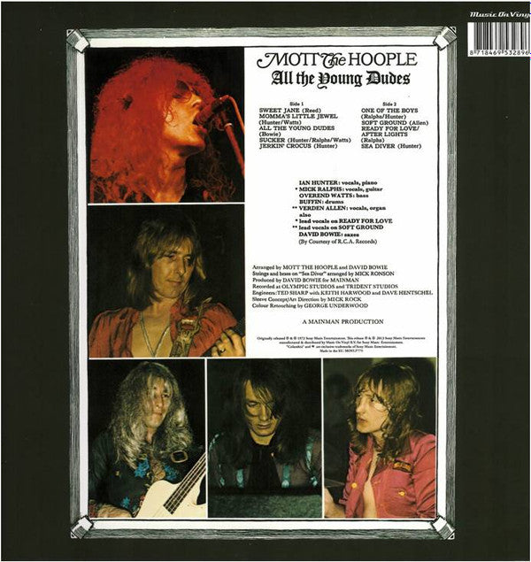 Mott The Hoople : All The Young Dudes (LP,Album,Reissue)