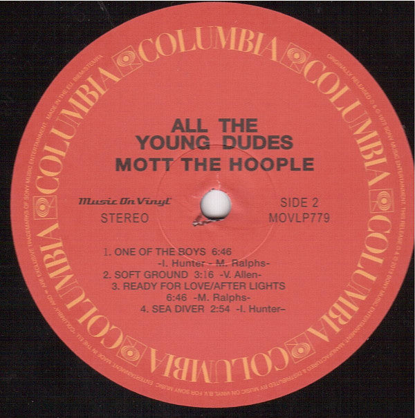 Mott The Hoople : All The Young Dudes (LP,Album,Reissue)