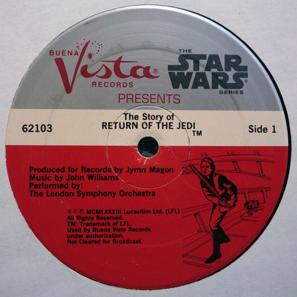 Original Star Wars Cast, The , With Narration By Chuck Riley : The Story Of Return Of The Jedi (LP)