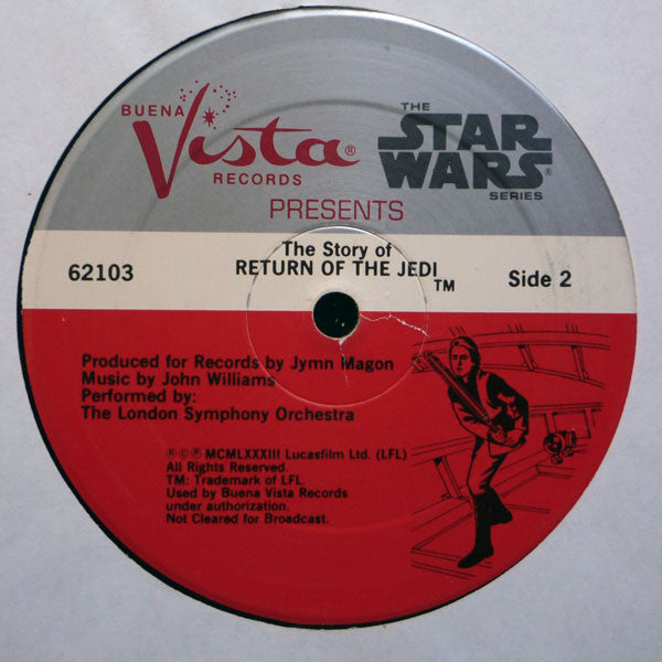 Original Star Wars Cast, The , With Narration By Chuck Riley : The Story Of Return Of The Jedi (LP)