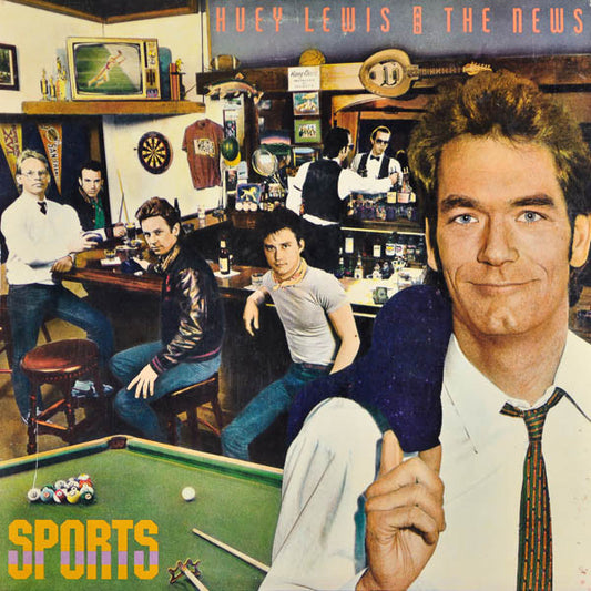 Huey Lewis & The News : Sports (LP,Album,Stereo)