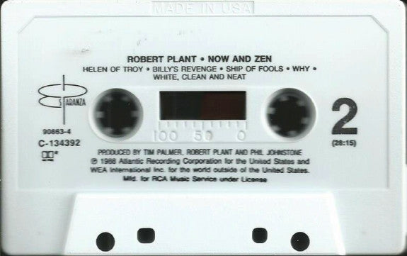 Robert Plant : Now And Zen (Album,Club Edition)
