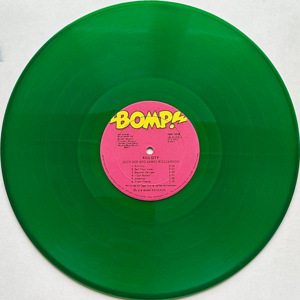 Iggy Pop & James Williamson : Kill City (LP,Album,Limited Edition,Stereo)