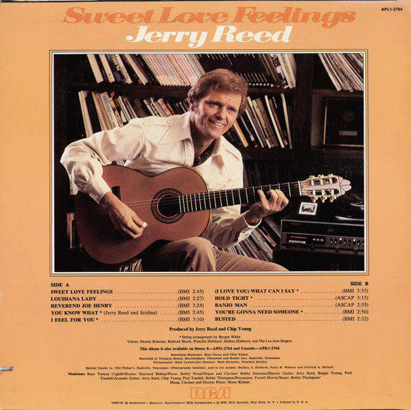 Jerry Reed : Sweet Love Feelings (LP,Album)