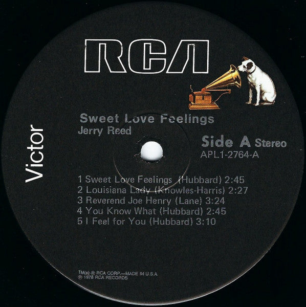 Jerry Reed : Sweet Love Feelings (LP,Album)