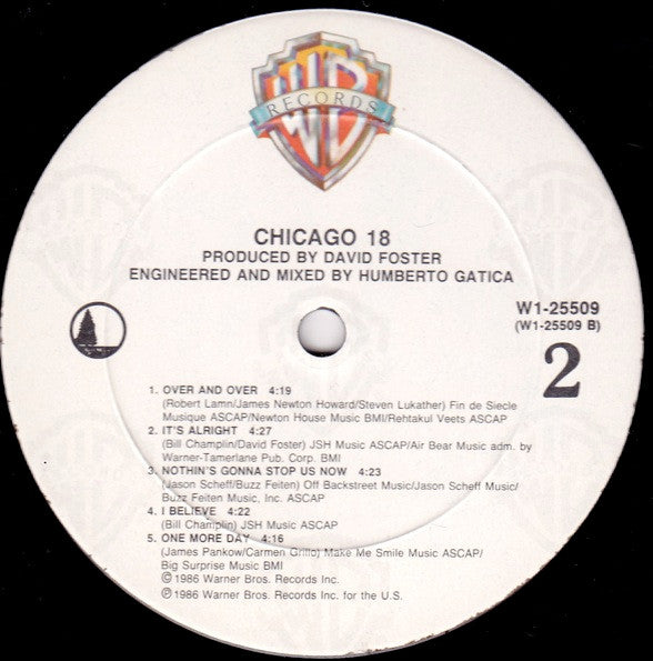 Chicago (2) : Chicago 18 (LP,Album,Club Edition)