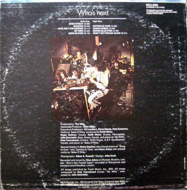 Who, The : Who's Next (LP,Album,Reissue)