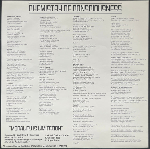 Toxic Holocaust : Chemistry Of Consciousness (LP,Album,45 RPM)