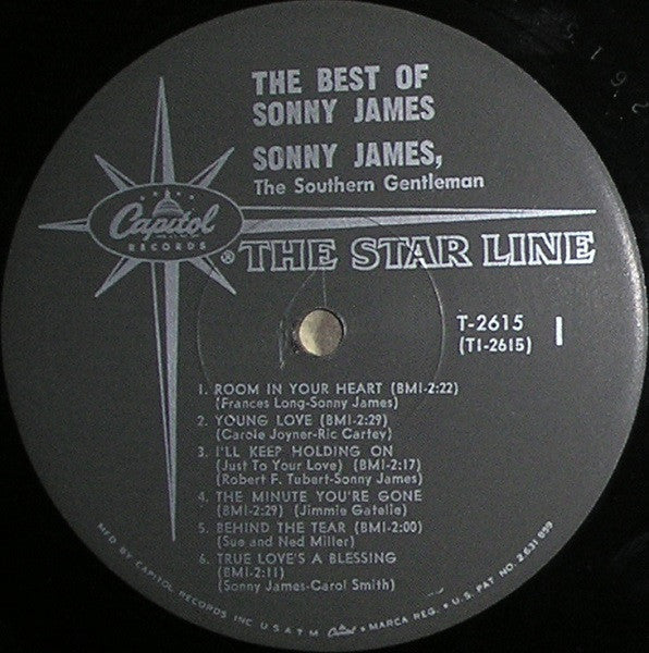 Sonny James : The Best Of Sonny James (LP,Compilation,Mono)