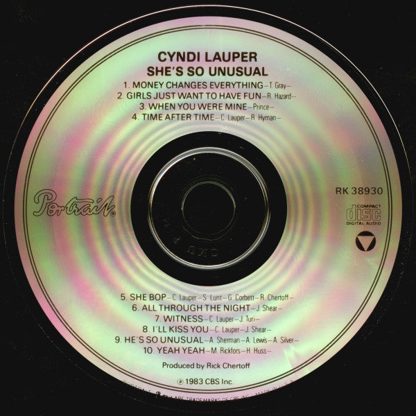 Cyndi Lauper : She's So Unusual (Album,Reissue)