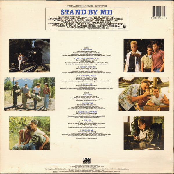 Various : Stand By Me (Original Motion Picture Soundtrack) (LP,Compilation)