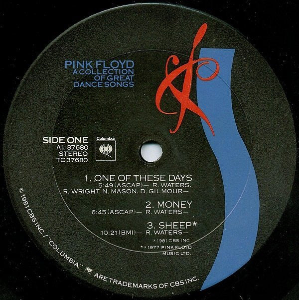 Pink Floyd : A Collection Of Great Dance Songs (LP,Compilation,Repress,Stereo)
