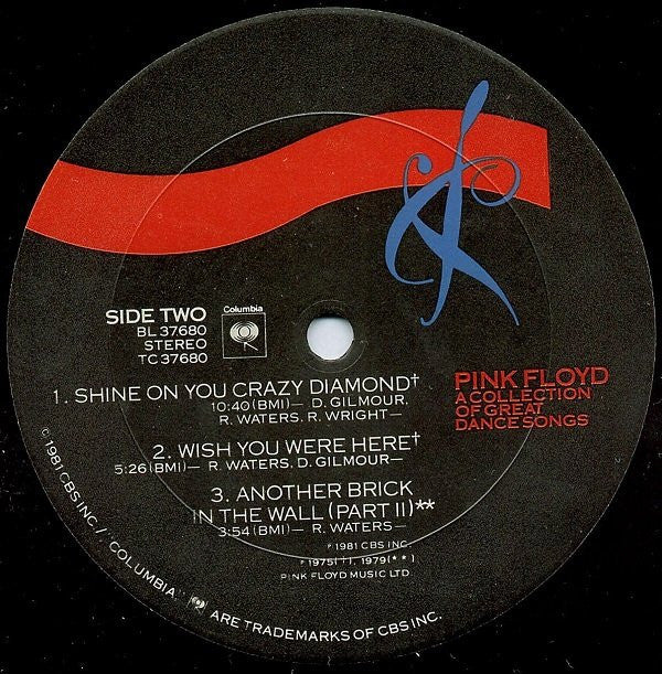 Pink Floyd : A Collection Of Great Dance Songs (LP,Compilation,Repress,Stereo)
