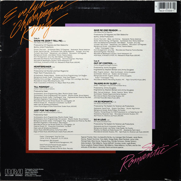 Evelyn King : So Romantic (LP,Album)