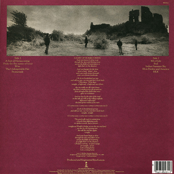 U2 : The Unforgettable Fire (LP,Album,Stereo)