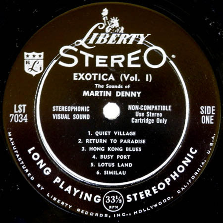 Martin Denny : Exotica (LP,Album,Stereo)