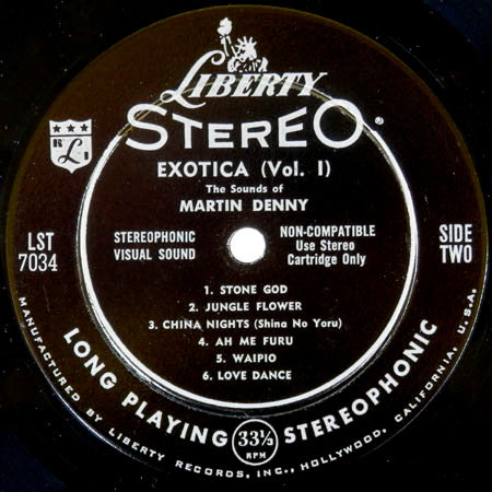Martin Denny : Exotica (LP,Album,Stereo)