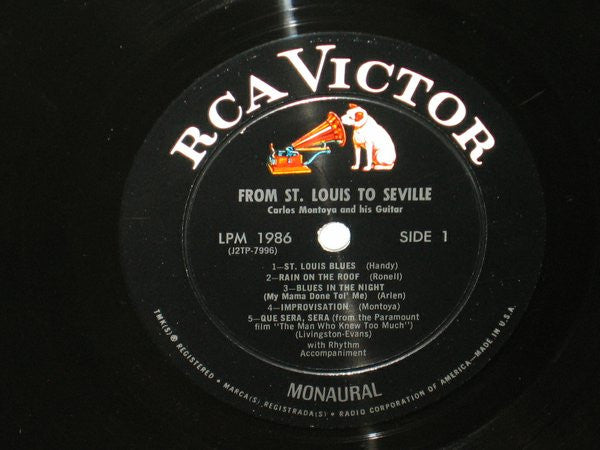 Carlos Montoya : From St. Louis To Seville (LP,Mono,Reissue)