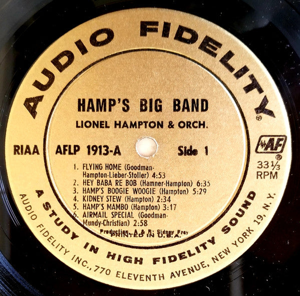 Lionel Hampton And His Orchestra : Hamp's Big Band (LP,Album,Mono)