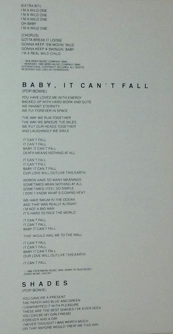 Iggy Pop : Blah-Blah-Blah (Album)