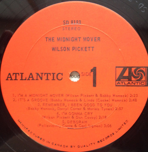 Wilson Pickett : The Midnight Mover (LP,Album,Stereo)