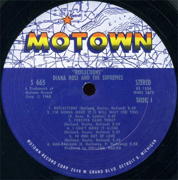 Supremes, The : Reflections (LP,Album,Stereo)
