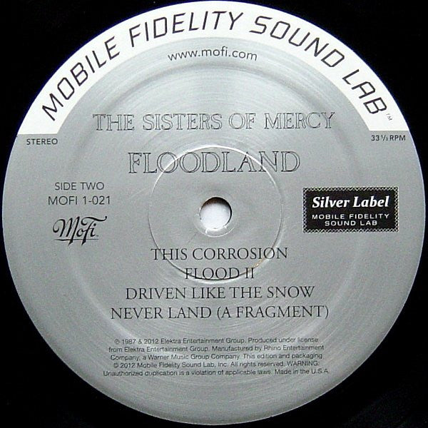 Sisters Of Mercy, The : Floodland (LP,Album,Limited Edition,Numbered,Remastered,Stereo)