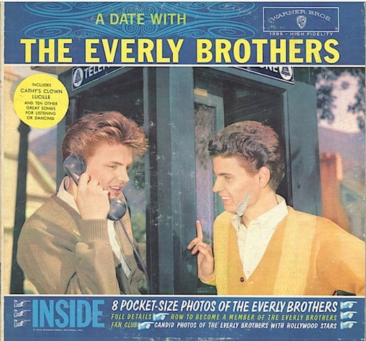 Everly Brothers : A Date With The Everly Brothers (LP,Album,Mono)