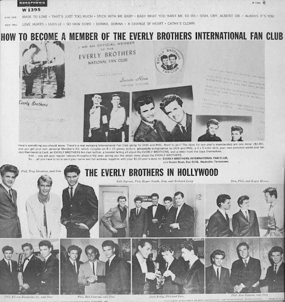 Everly Brothers : A Date With The Everly Brothers (LP,Album,Mono)