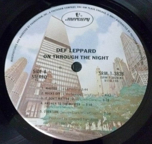 Def Leppard : On Through The Night (LP,Album)