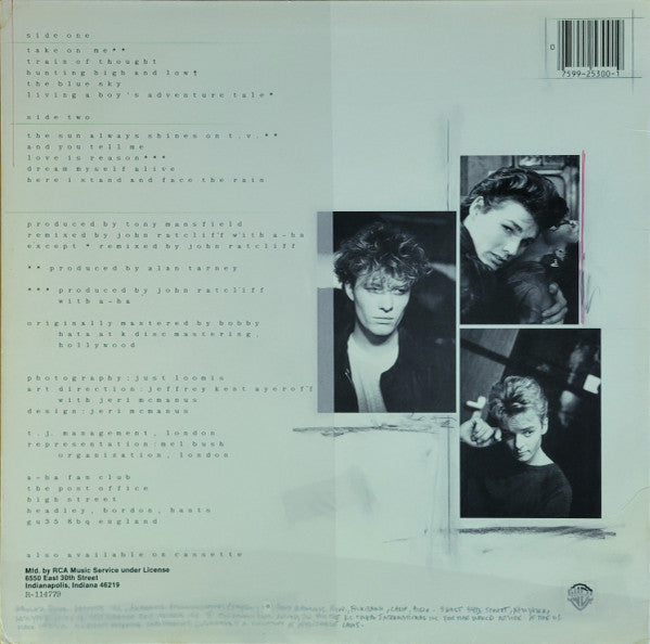 a-ha : Hunting High And Low (LP,Album,Club Edition)