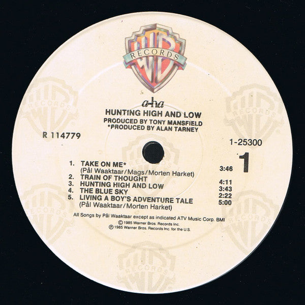 a-ha : Hunting High And Low (LP,Album,Club Edition)