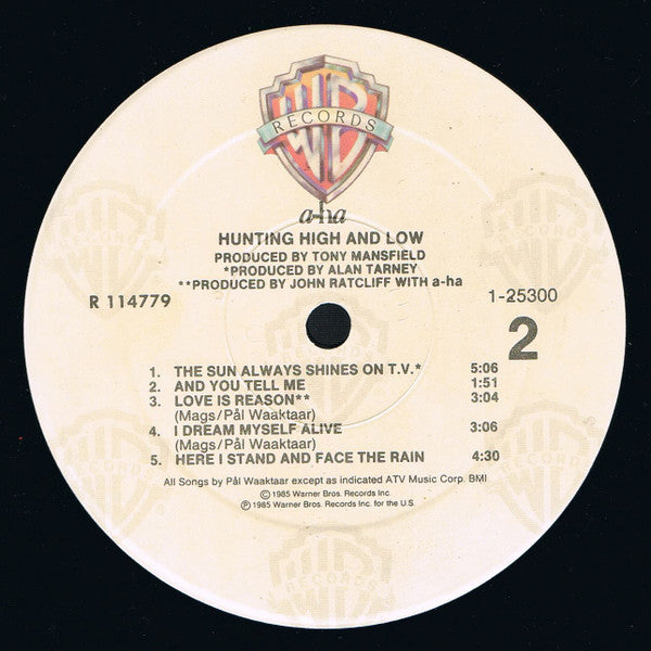 a-ha : Hunting High And Low (LP,Album,Club Edition)