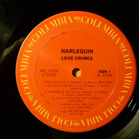 Harlequin (3) : Love Crimes (LP,Album)