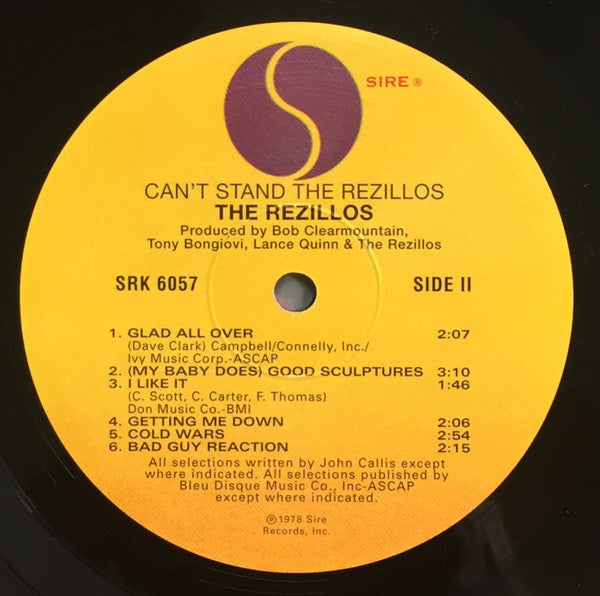 Rezillos, The : Can't Stand The Rezillos (LP,Album,Reissue)