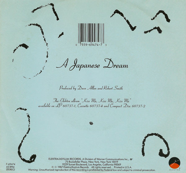 Cure, The : Why Can't I Be You? (7",45 RPM,Single)