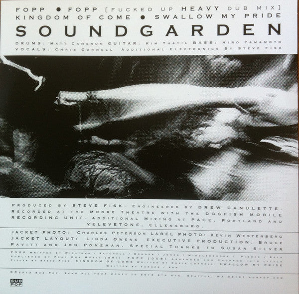 Soundgarden : Screaming Life / Fopp (12",EP,Compilation,Reissue,Remastered)